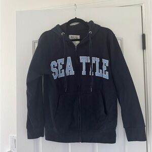 Seattle Brandy Melville baby blue hoodie